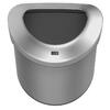 Papelera Semi-Redonda Acero Inoxidable 80L EKO Urban